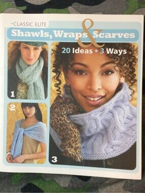 Shawls, Wraps & Scarves Pattern Book - by Classic Elite